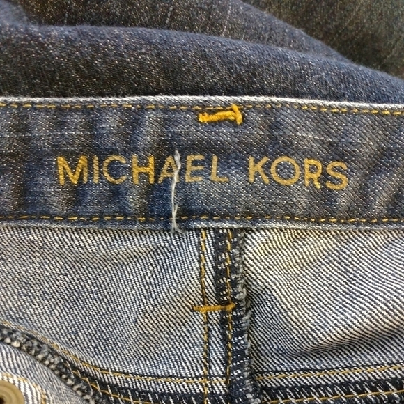 Michael Kors Dark Wash Boot Cut Jeans - Picture 7 of 9